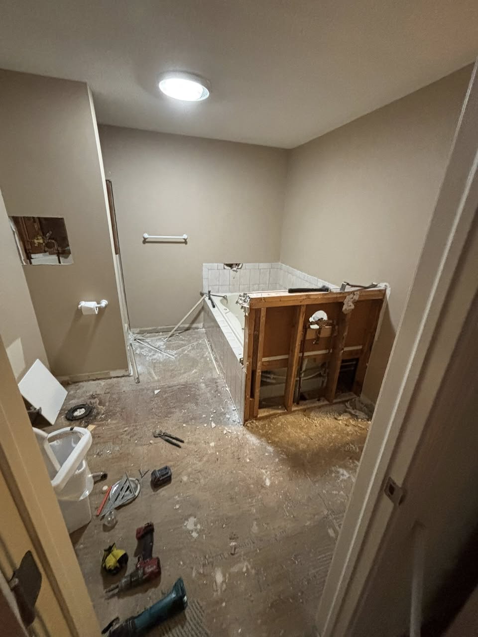 Bathroom remodel in Southington, CT, before