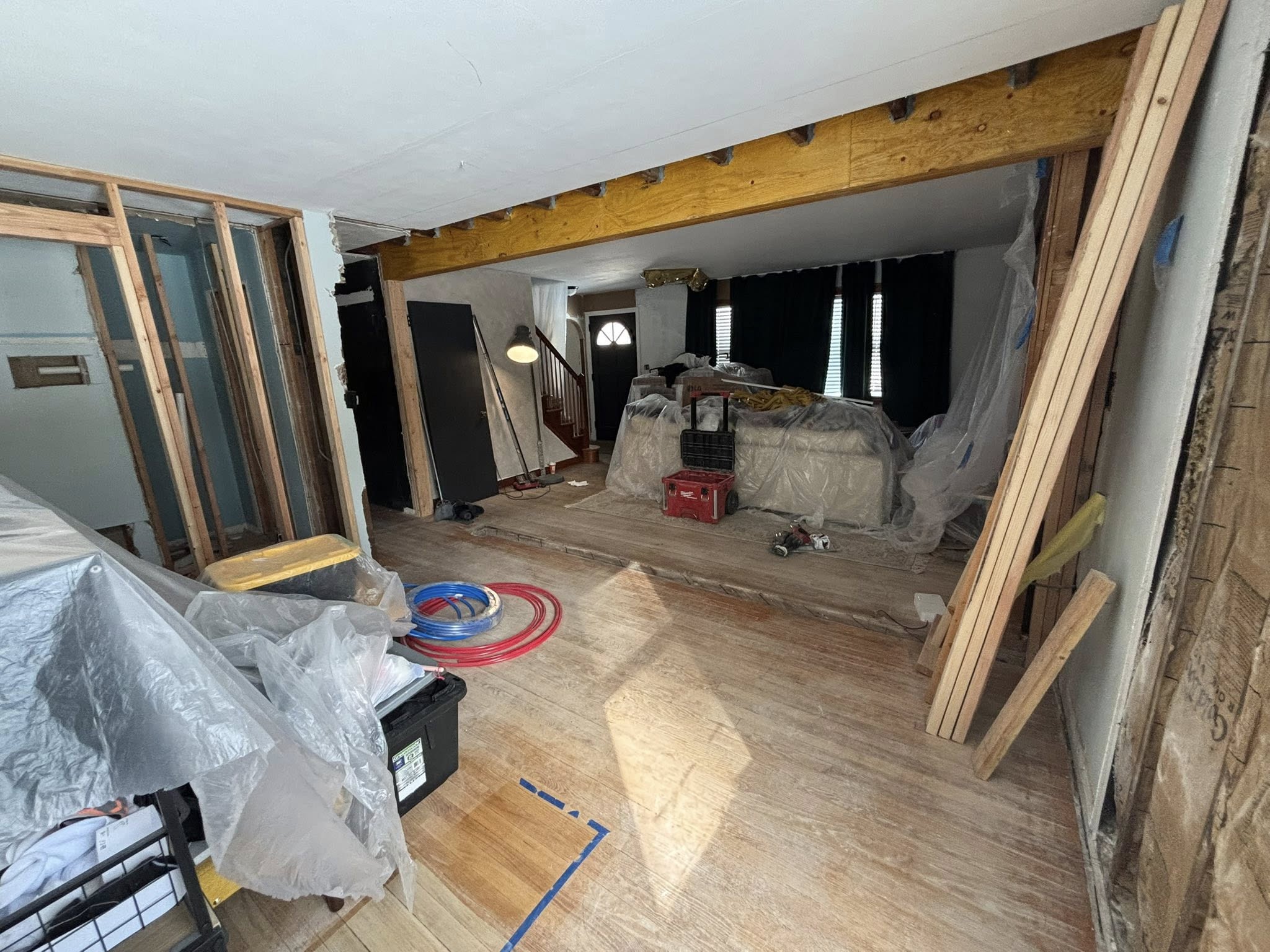 Wall Removal + Beam Install