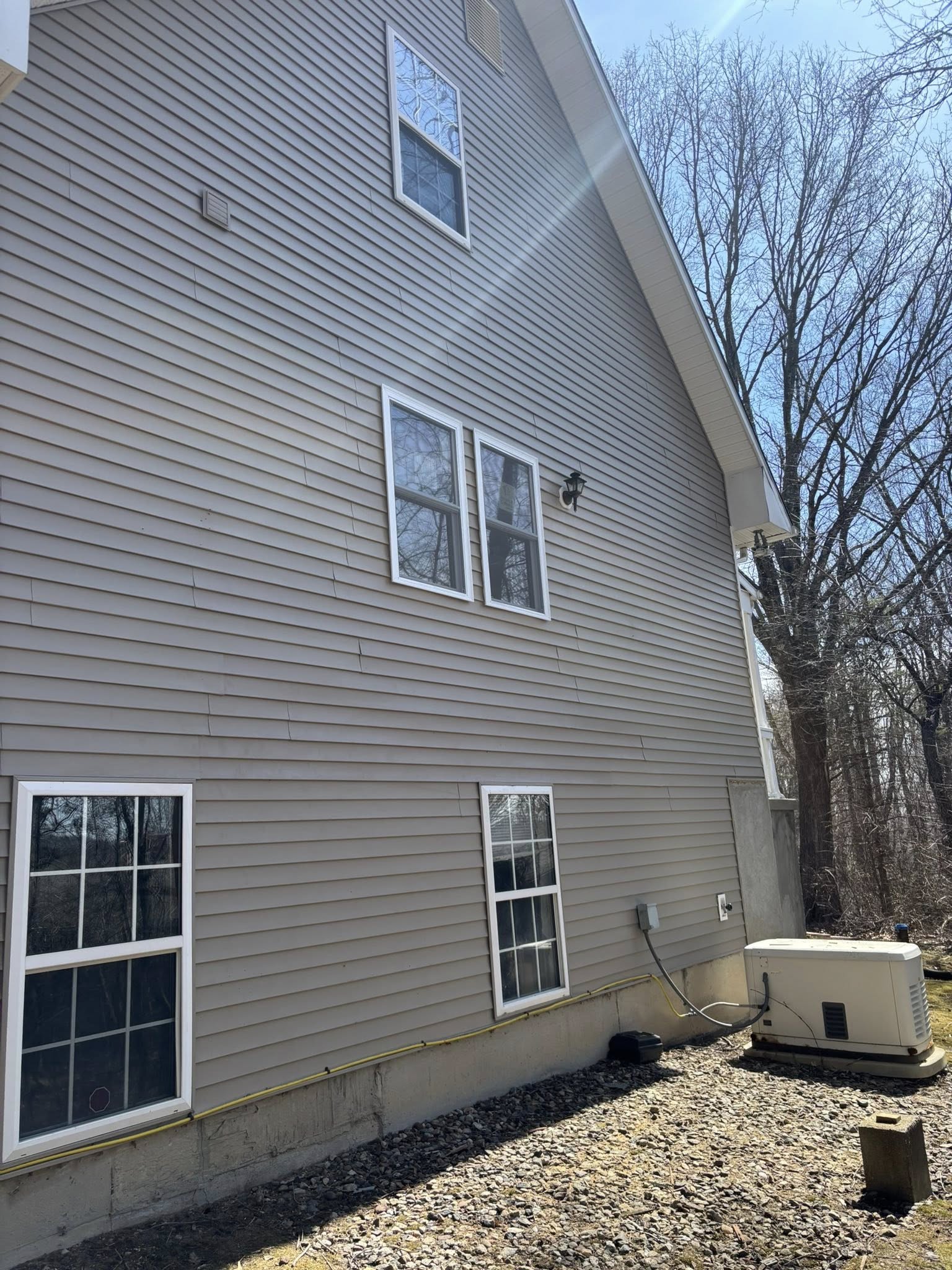 Exterior French Door and Deck Removal